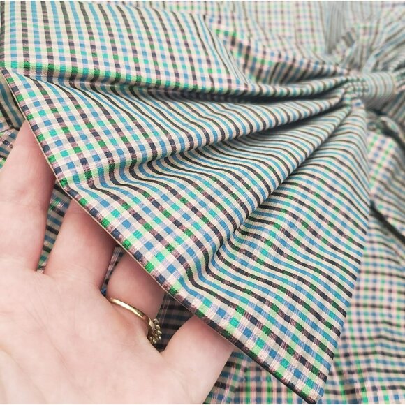 pushbutton Check Plaid Holiday Bow Mini Skirt - Picture 9 of 11